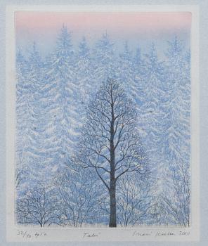 INARI KROHN, litograph, signed and dated 2001, numbered 32/40.