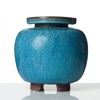 Wilhelm Kåge, urna, "Farsta", Gustavsbergs studio 1957.