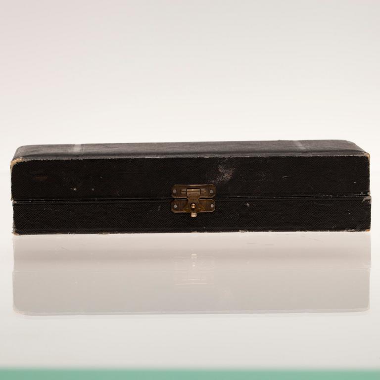 COCKTAILSTICKOR, 19 st., 813 silver, 1900-talets mitt. Vikt 53 g.