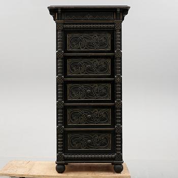 SKRIVBYRÅ, fornnordisk stil, sent 1800-tal.