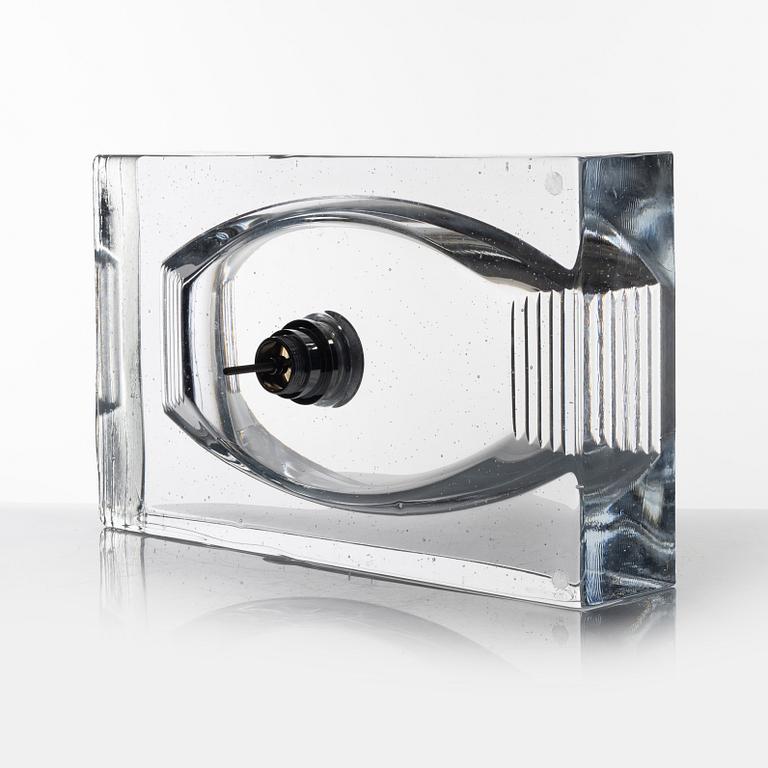 Kjell Engman a 'Lagoon' glass basin, Kosta Boda.