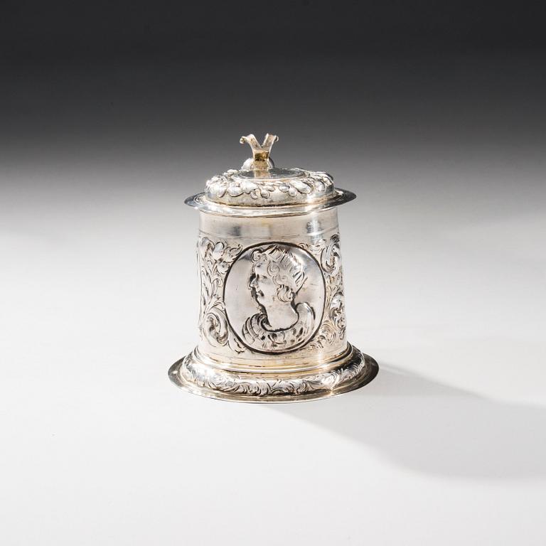 A TANKARD.