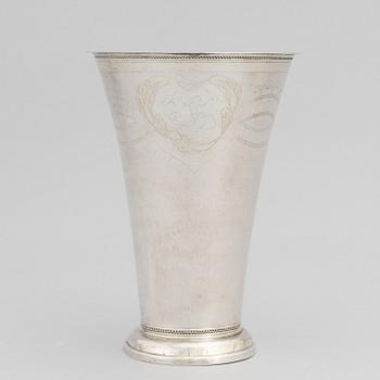 Lorenz Hell, a silver beaker, Alingsås, 1797.