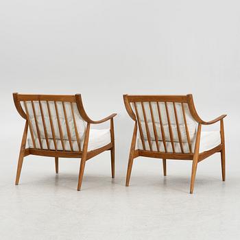 Armchairs, a pair, contemporary manufacture.