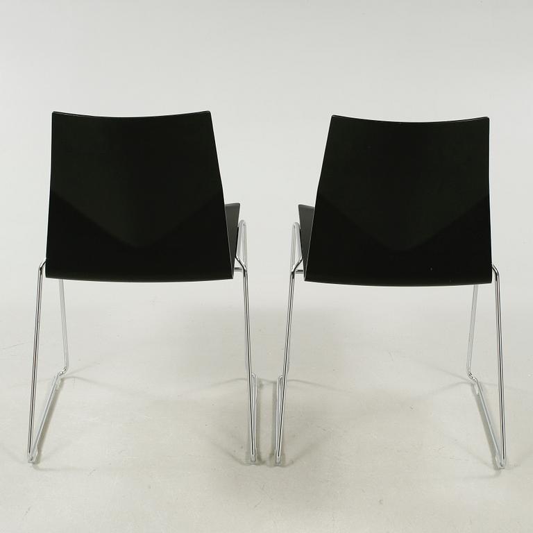 CHRISTINA STRAND & NIELS HVASS, five chairs, "Four Cast'2 Four", Four Design, 2008.