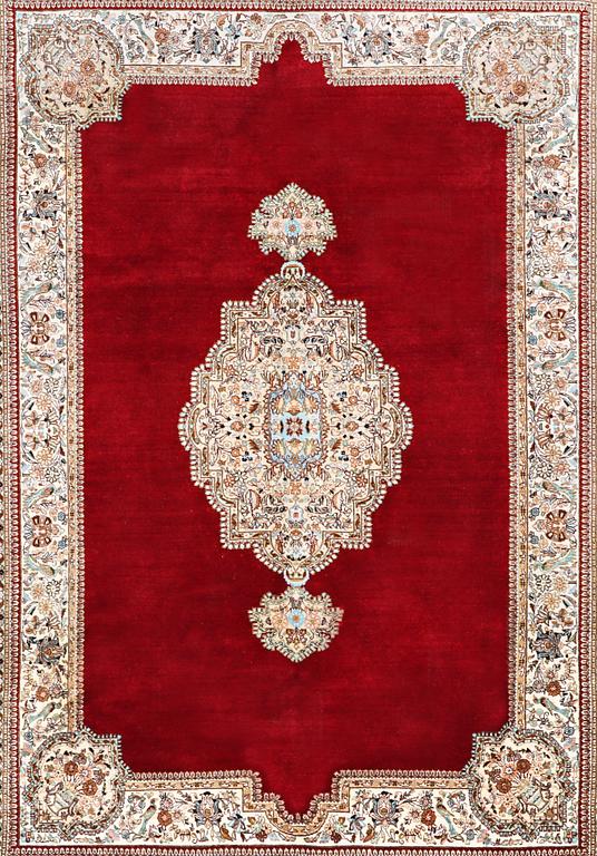 A CARPET, Old Kerman, ca 340 x 240 cm.