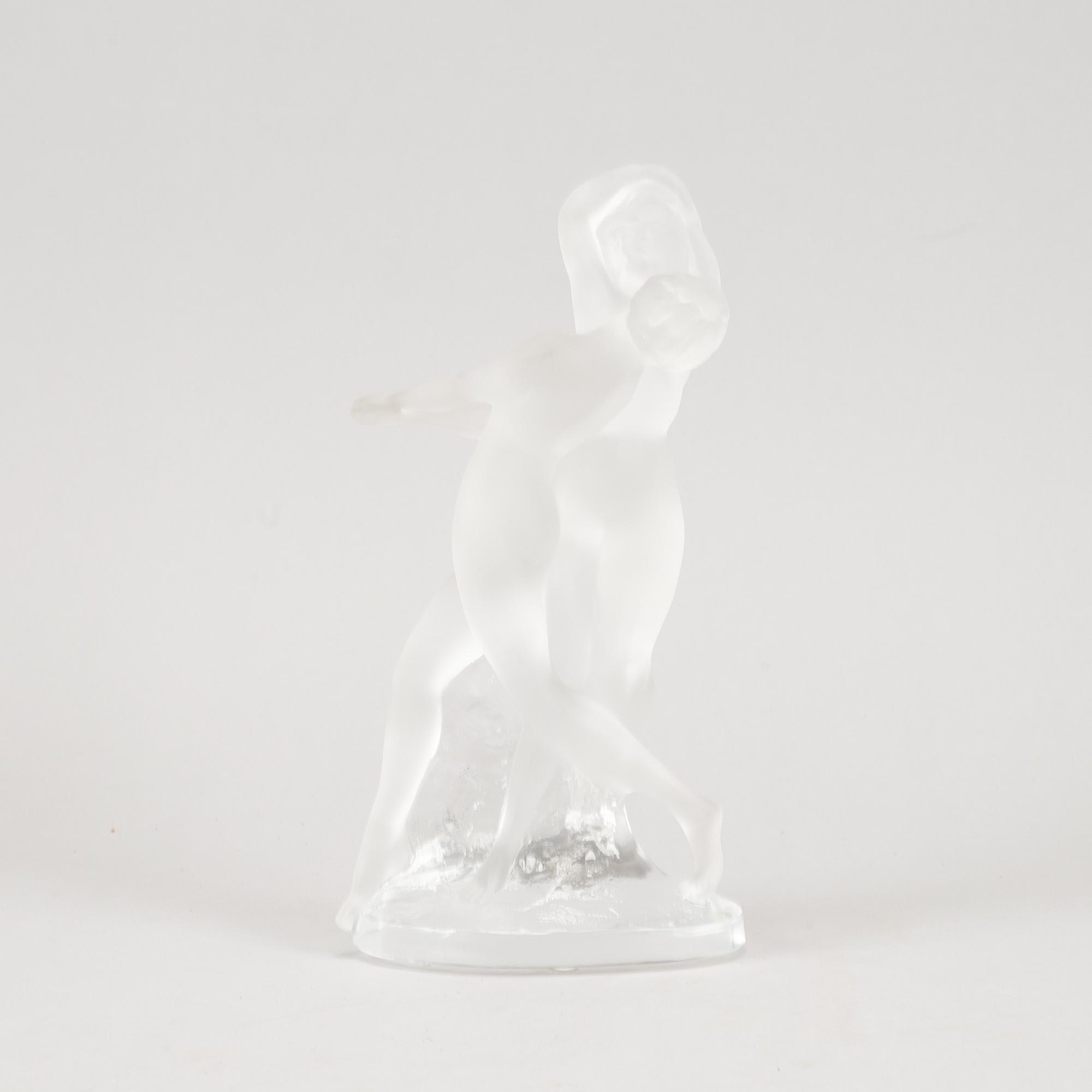 A glass figurine by Lalique. France, 1900's.