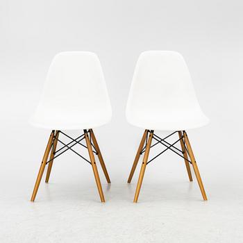 Charles & Ray Eames, Stolar, 6 st, "Plastic chair DSW", Vitra 2012-2013.