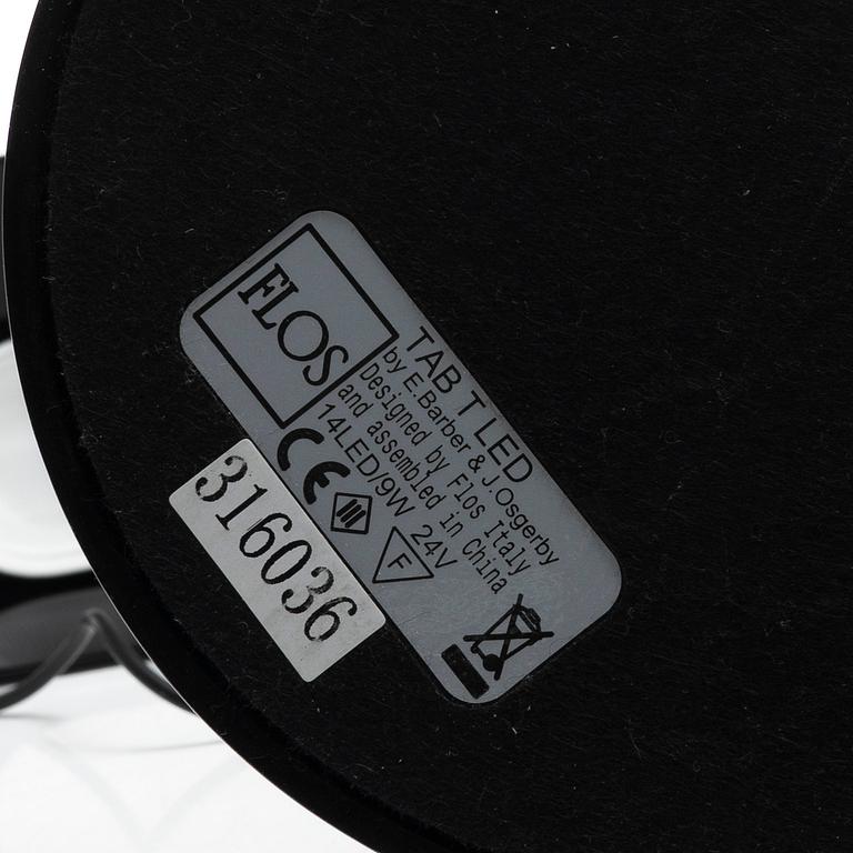 Table lamps, a pair, "Tab T", Flos.