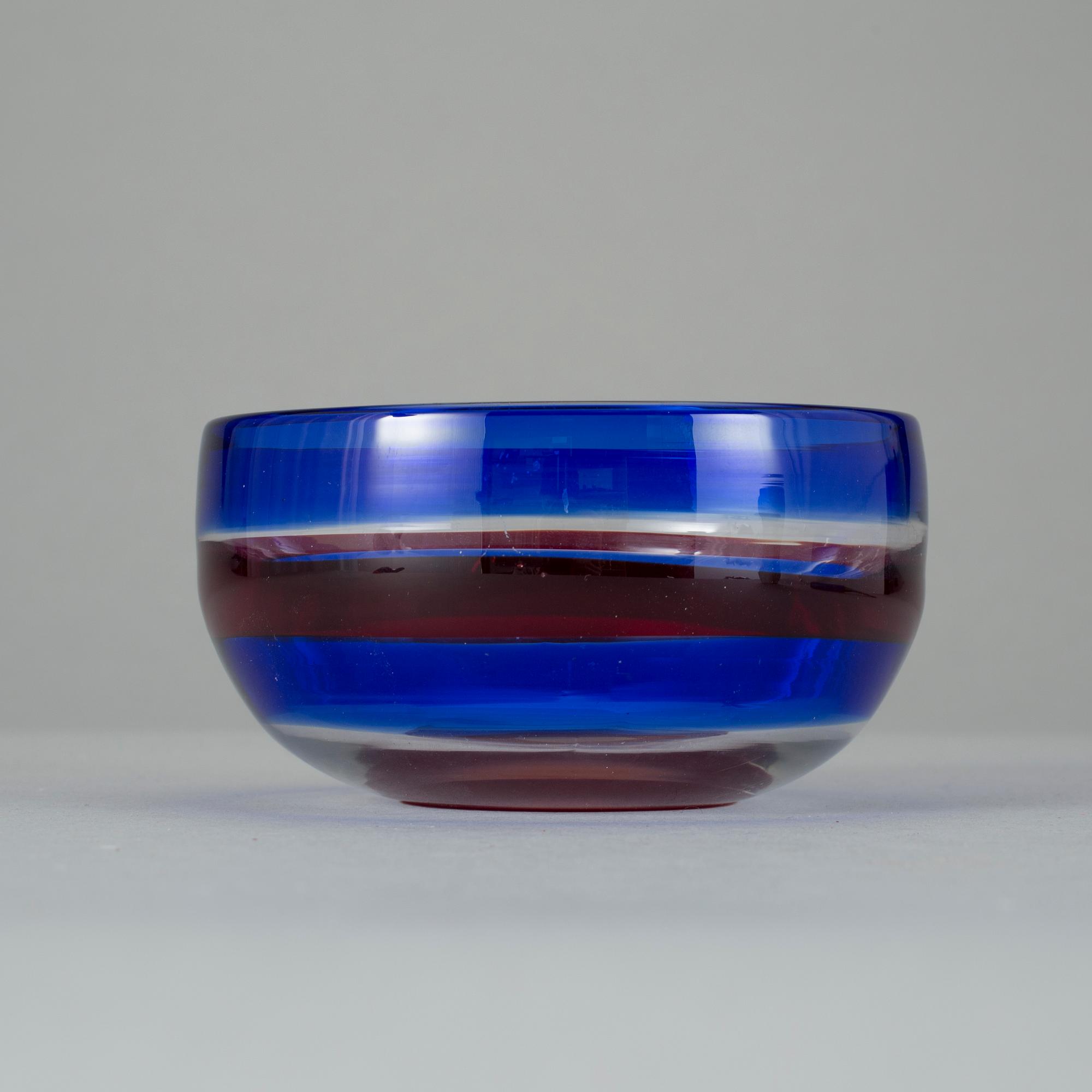 SKÅL, glas, Venini, Murano, Italien 1950-60-tal.