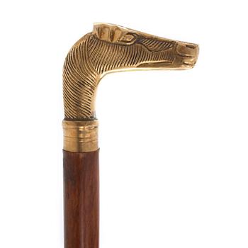 CAIN, mahogany and brass.