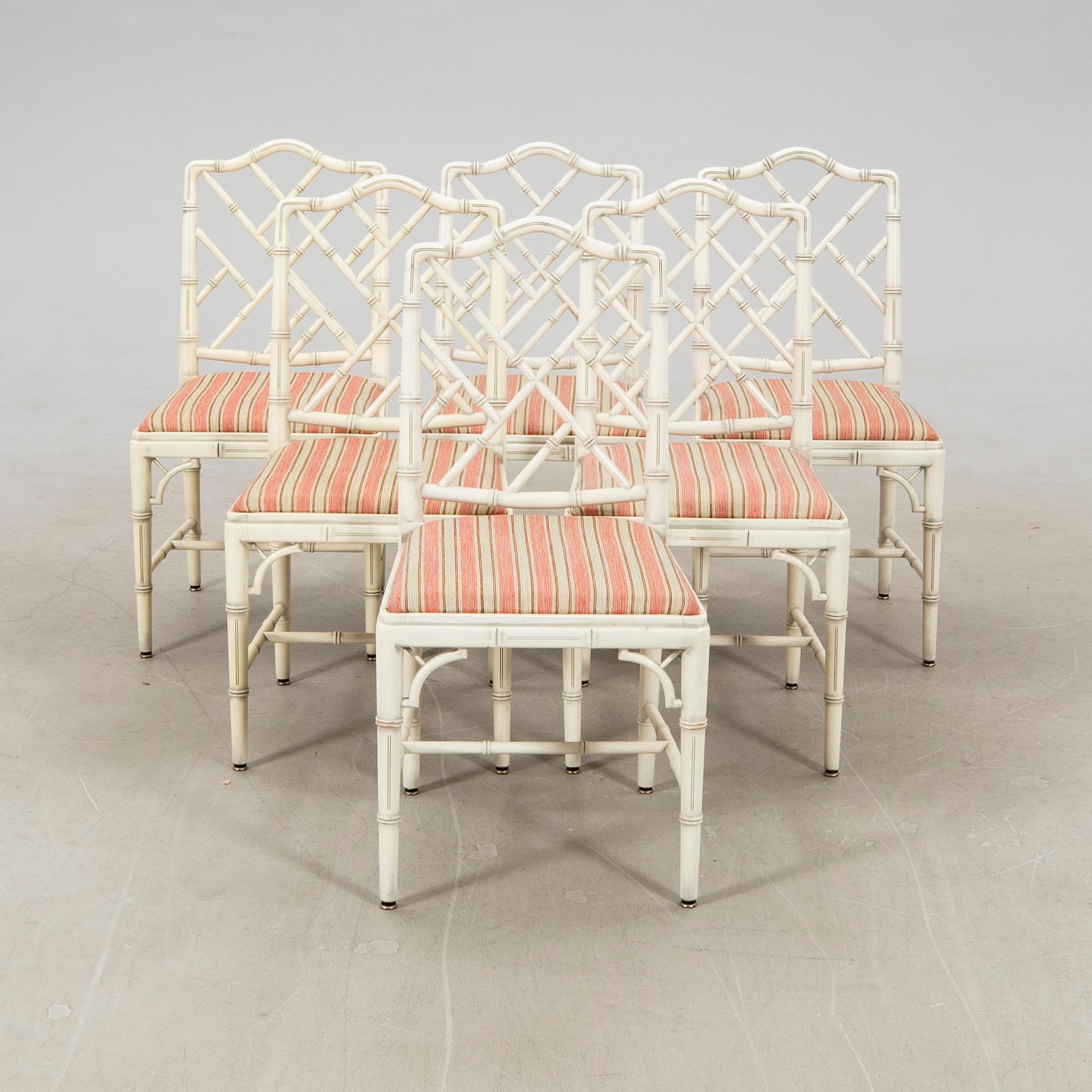 Stolar 6 st Miranda Ab sent 1900-tal.