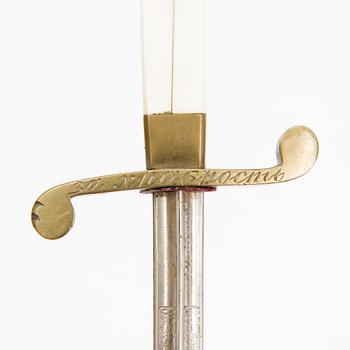 A Russian naval officer's dagger with Order of St Anne, model 1855.