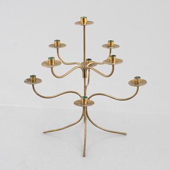 Josef Frank, a brass candelabrum, model 2554, Svenskt Tenn.