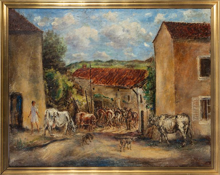 Hans Ekegårdh, oil on canvas, signed.