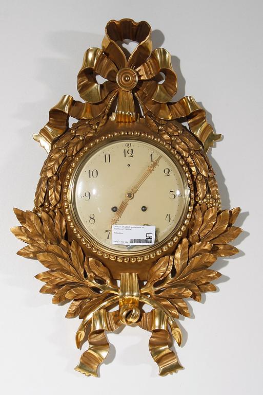 VÄGGUR, gustaviansk stil, Stjärnsund. 1900-tal.