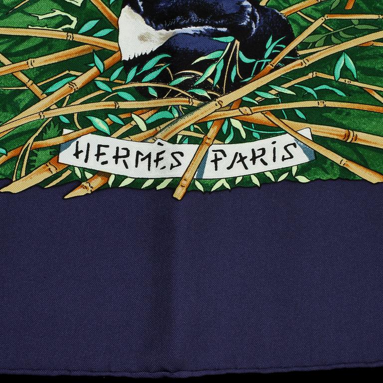 SCARF, siden, "Sichuan", design Robert Dallet, Hermès, Paris.