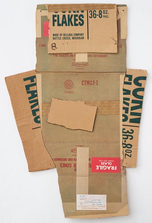 Robert Rauschenberg, Cardbird I from: "Cardbird Series".