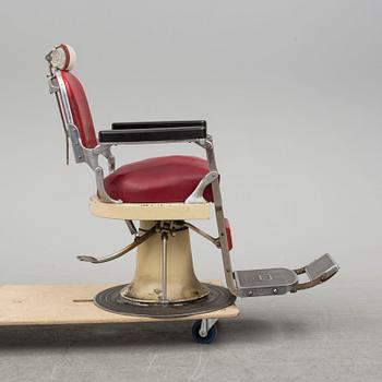A barber chair by Nike, Eskilstuna.