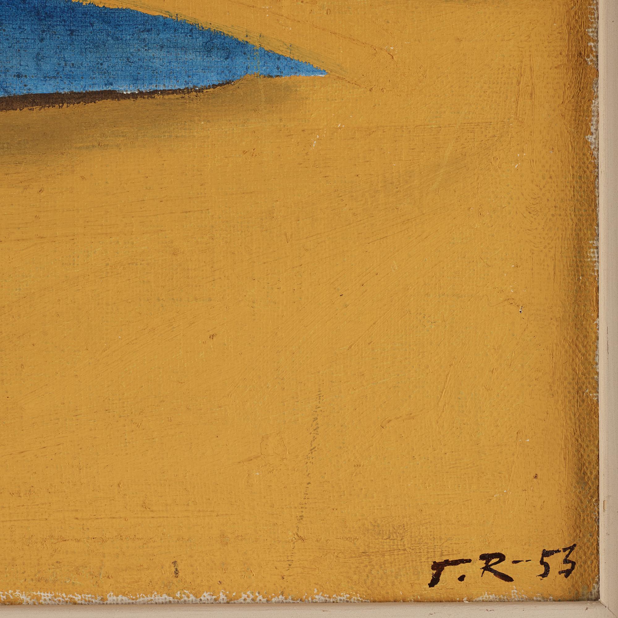 Torsten Renqvist, oil on canvas, signed and dated -53.