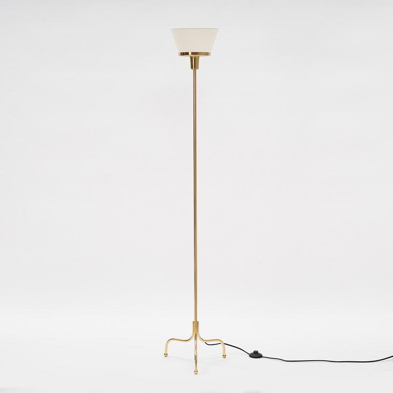 Josef Frank, a model 2424 brass floor lamp, Svenskt Tenn, Sweden 2000s.