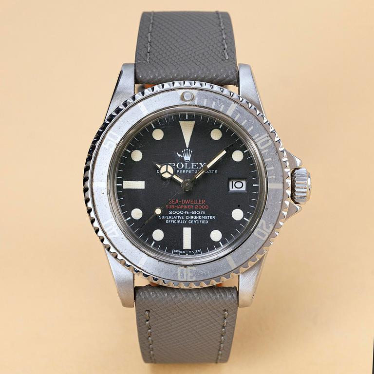 Rolex, Sea-Dweller, "Double Red", Mark III, ca 1973.