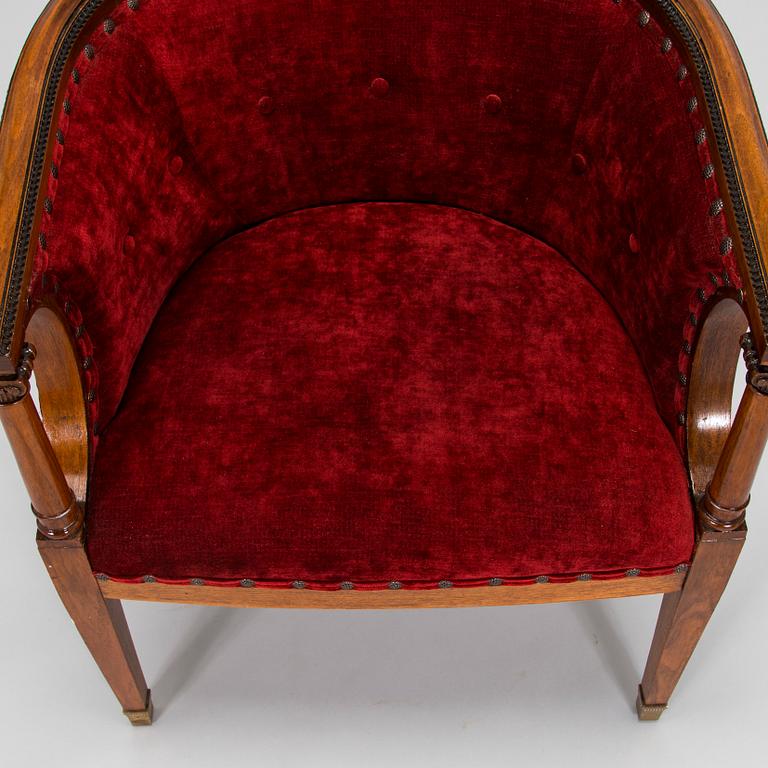 An early 20th century armchair.