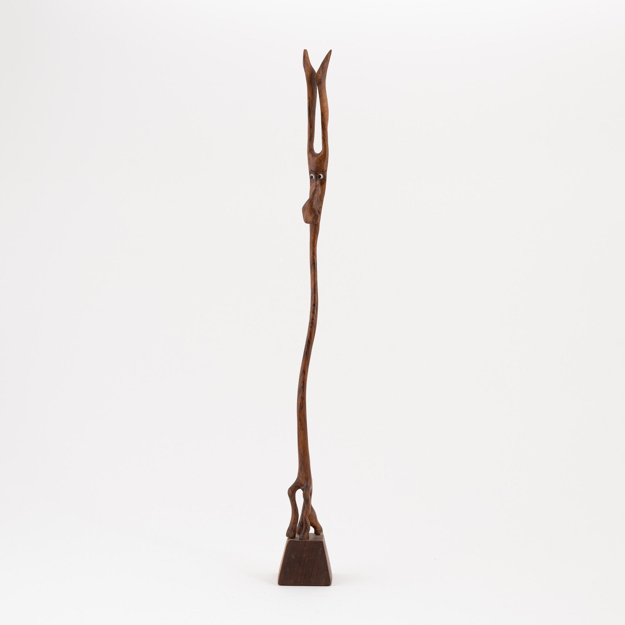 Knud Albert, a rosewood sculpture, signed, Denmark, mid 20th century.