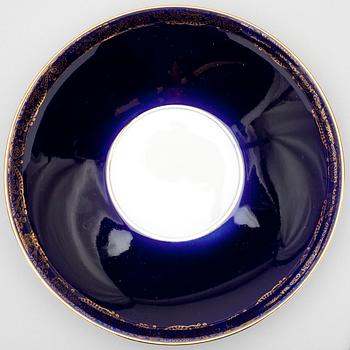 KAFFE- / TESERVIS, porslin, Sovjetunion, 1900-talets slut.