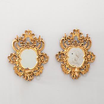 Candelabra a pair Baroque style first half/mid 20th century.