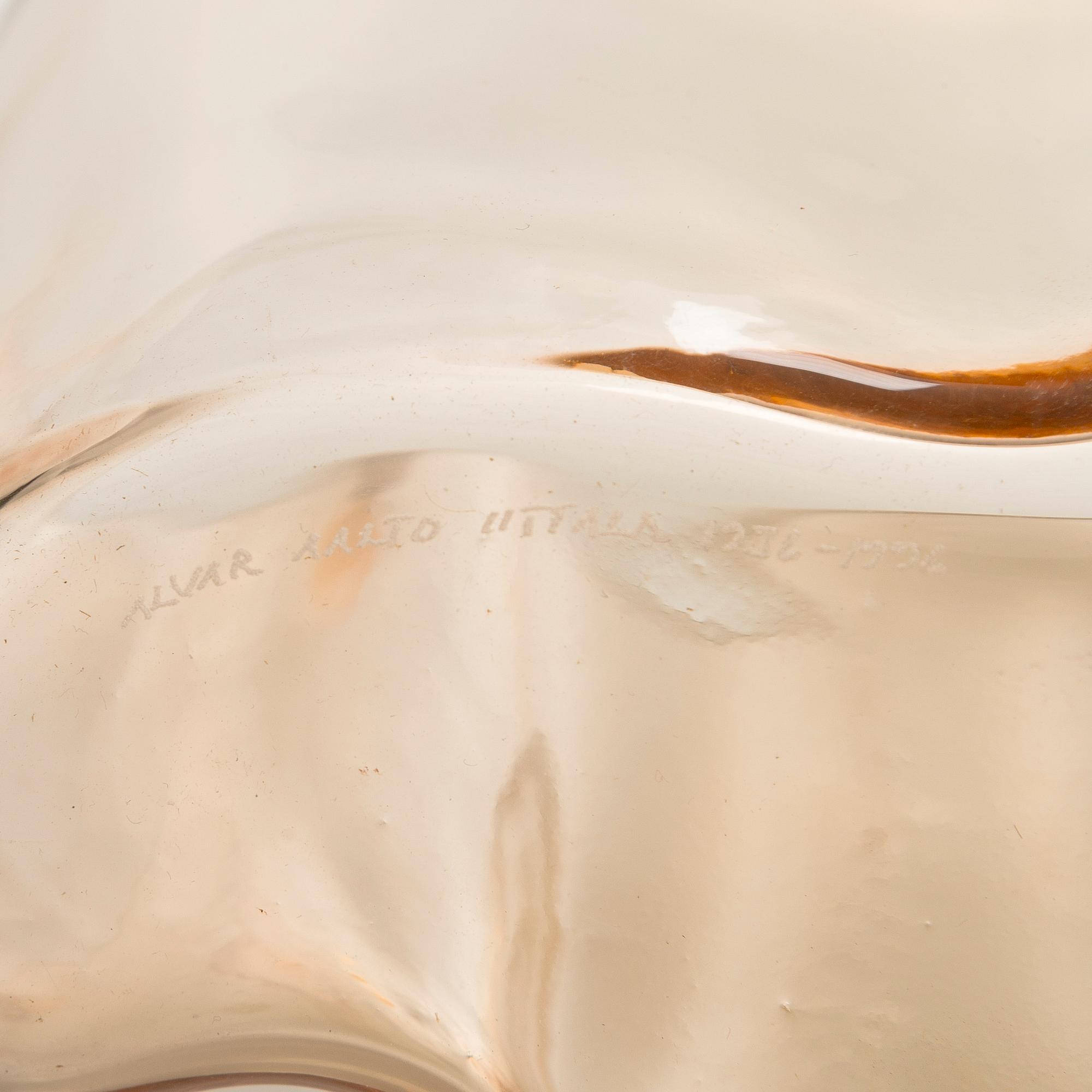 Alvar Aalto, vas, "3030", signerad Alvar Aalto Iittala 1936-1996.