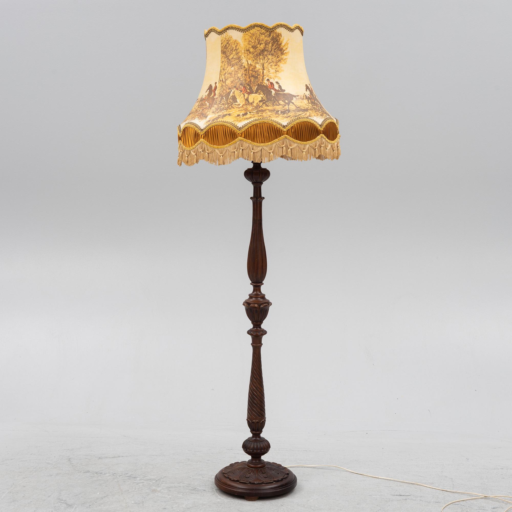Floor lamp, first half of the 20th century.