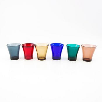 Drinking glasses, 26 pcs, Iittala Finland, mid/second half of the 20th century.