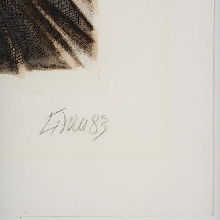 Enrique Grau, "The savage from the forest" from: "Hommage aux Prix Nobel" (The Nobel Prize portfolio).