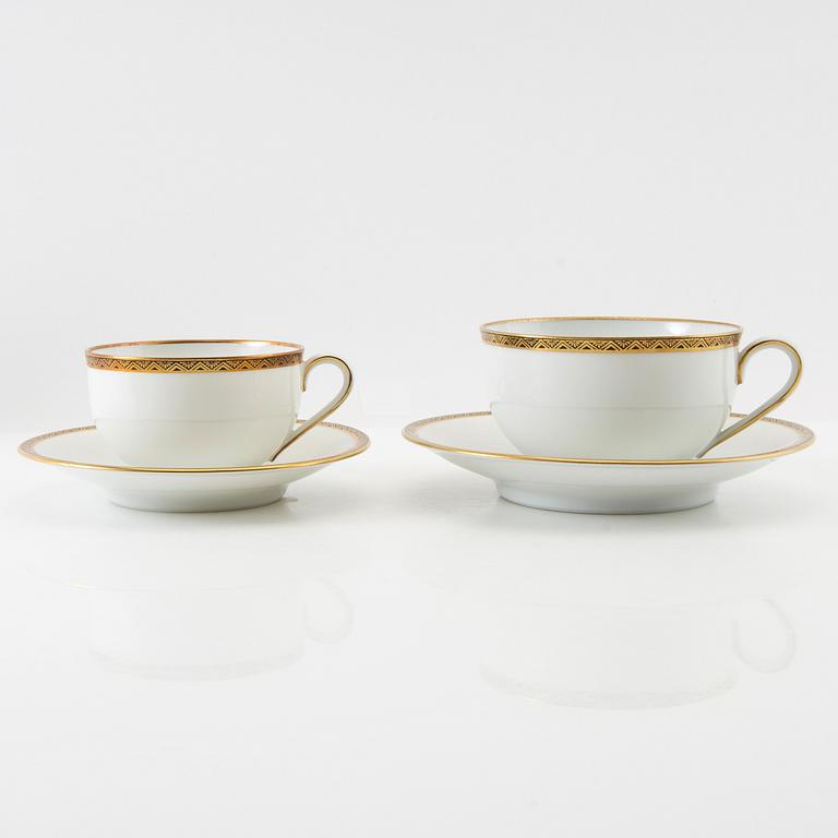 Te och kaffeservis ca 30 dlr Rosenthal/Lidköping "Isolde" 1900-talets första hälft porslin.