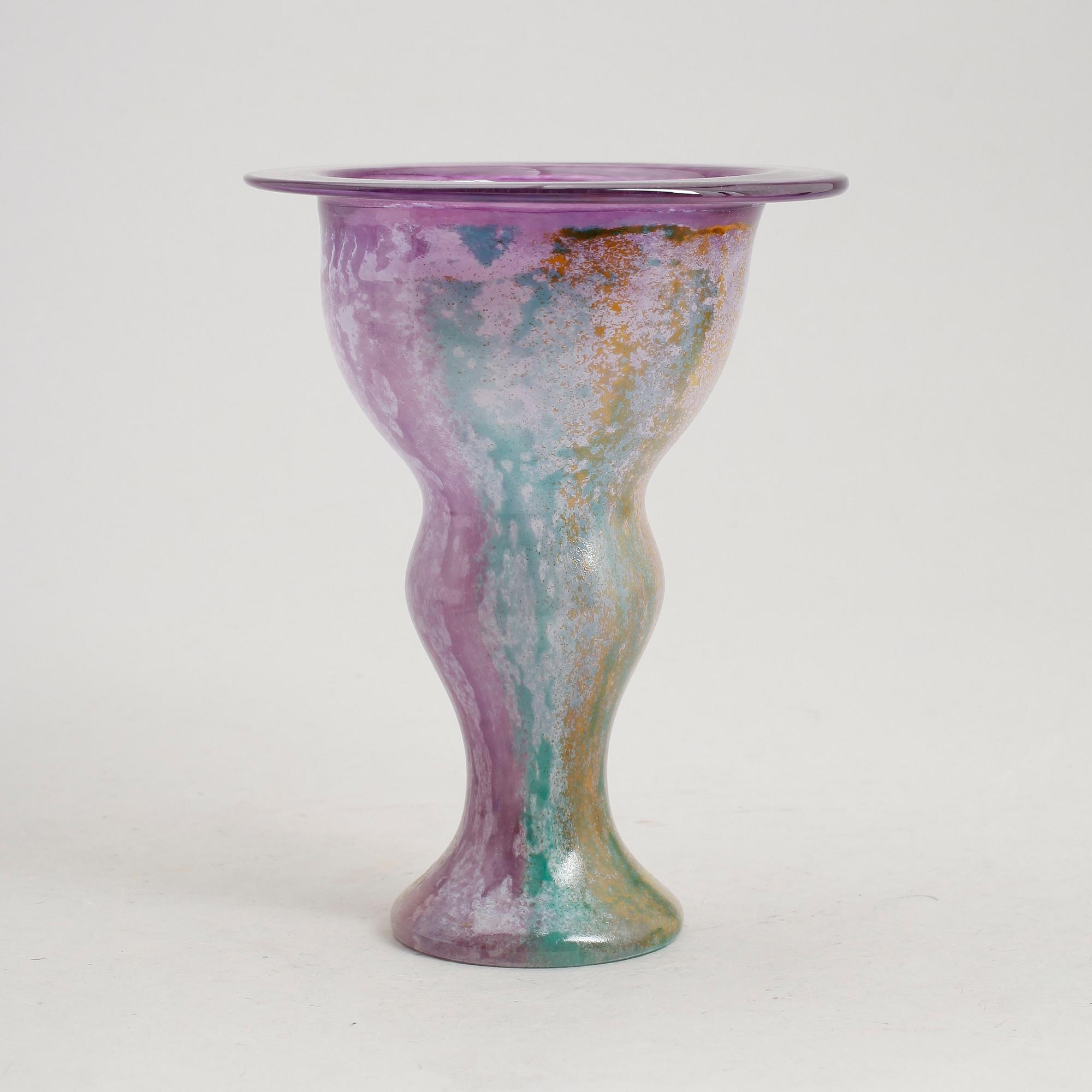 VAS, glas, Kjell Engman, Kosta Boda, signerad.