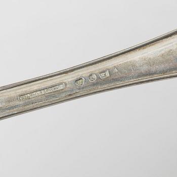 Cutlery, 28 pieces, silver, including CG Hallberg, Stockholm, 1904.