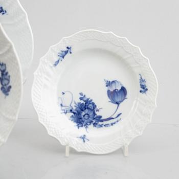 Royal Copenhagen, a 65-piece porcelain service, "Blue Flower", Denmark.