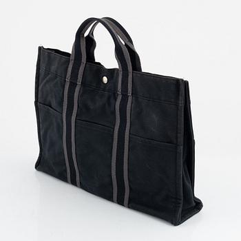 Hermès, A "Fourre Tout" canvas bag.