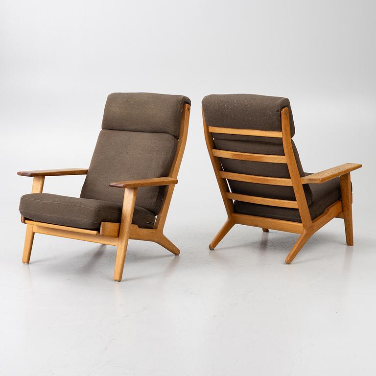 Hans J. Wegner, fåtöljer, ett par, GE-290, Getama, Gedsted,