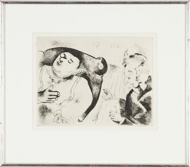 Marc Chagall, etching, signed in the plate.