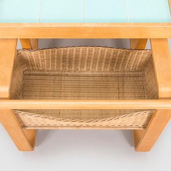 Alvar Aalto, serveringsvagn, modell 100, O.Y Huonekalu-ja Rakennustyötehdas A.B. tidigt 1950-tal.