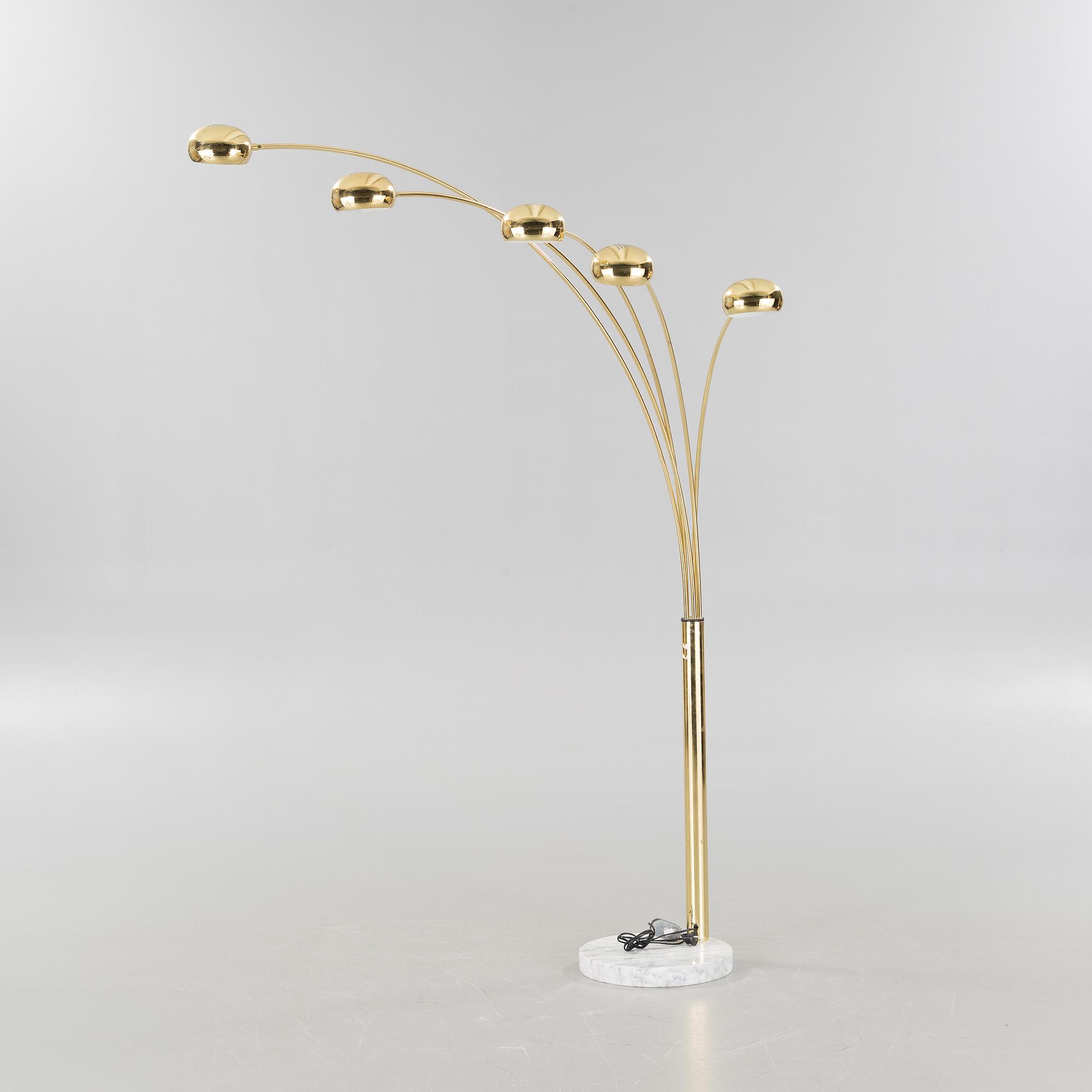 A 1970/80s floor lamp, probably "ustav" by Atelje Lyktan.