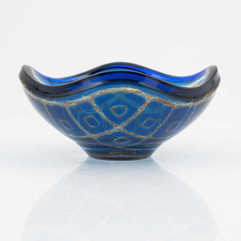 Sven Palmqvist, a 'Ravenna' glass bowl, Orrefors, 1960 or 1962.