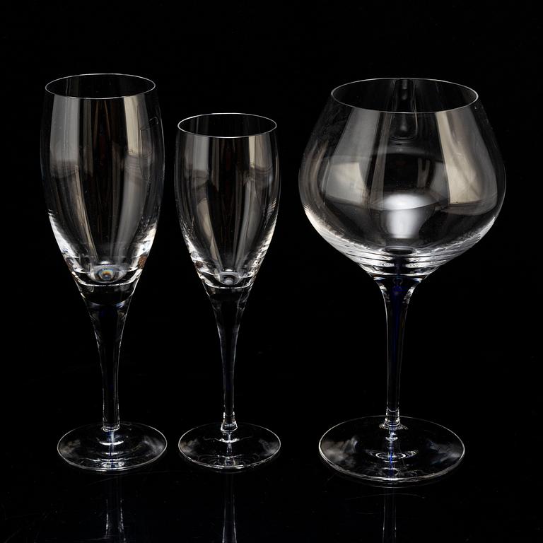 ERIKA LAGERBIELKE, 28 delar, glas, "Intermezzo", Orrefors.