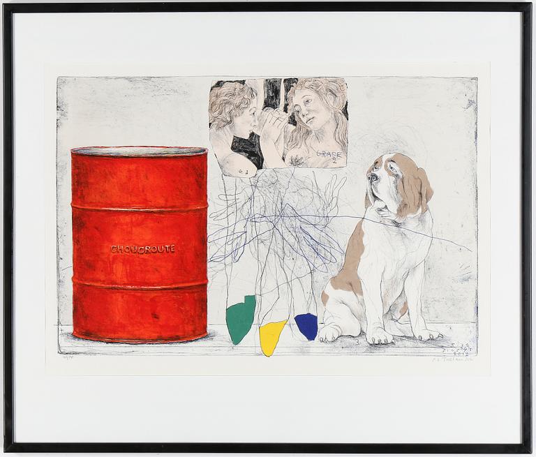 PÄR GUNNAR THELANDER, färglitografi, signerad, daterad 2012 och numrerad 163/175.