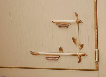 POTTSKÅP, ett par, 1950-tal.