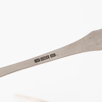 A pair of Norwegian Silver Serving Cutlery, David Andersen, circa 1910-20.