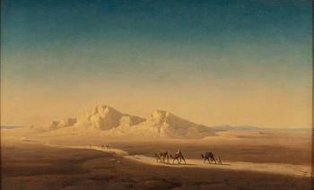 HENRIC ANKARCRONA, oil on canvas, signed and dated -74.