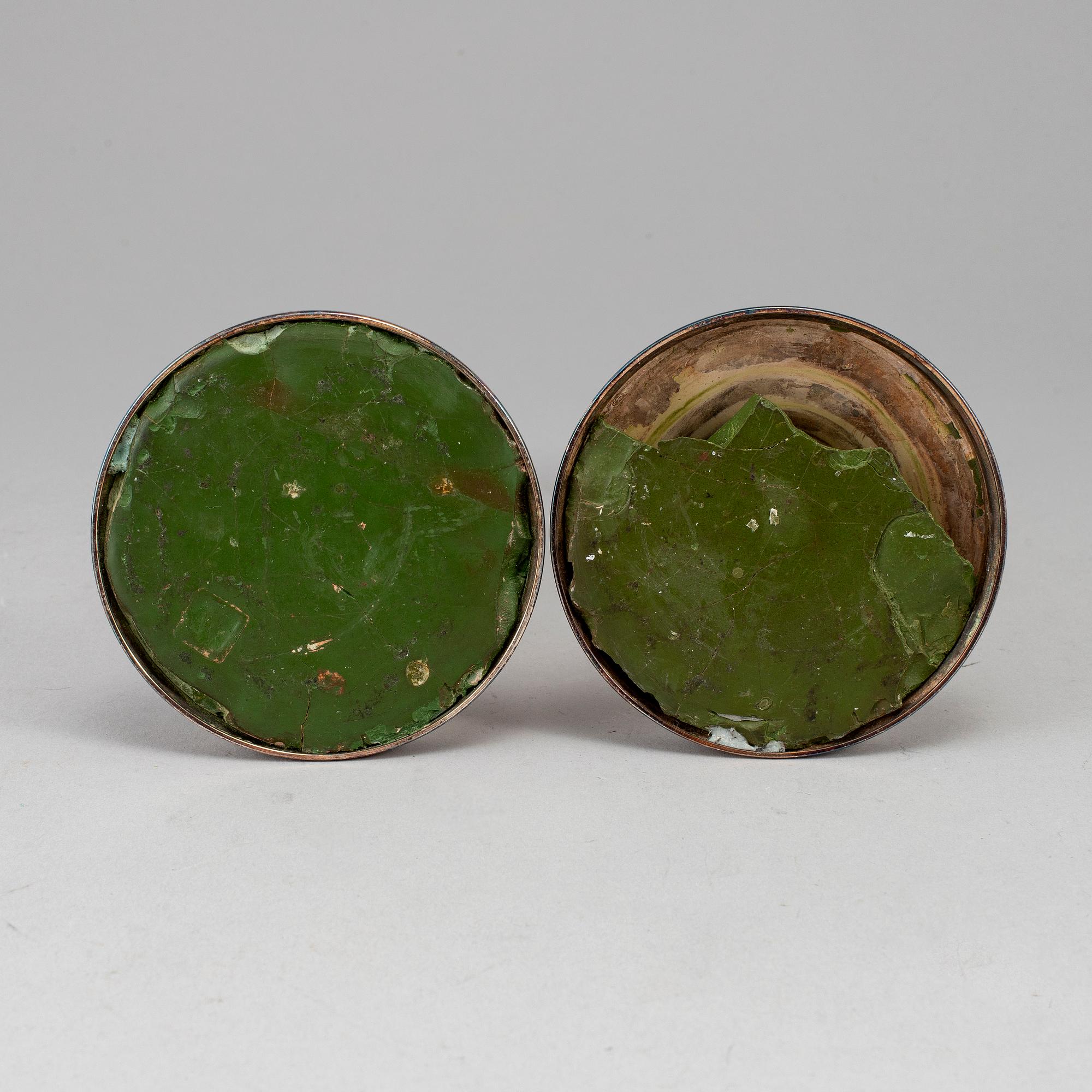 KG MARKSTRÖMS, a pair of silver candlesticks, Uppsala 1956.